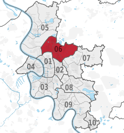 Mappa dei quartieri di