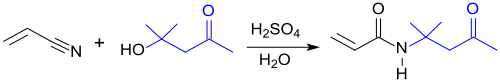 Synthese von Diacetonacrylamid aus Diacetonalkohol