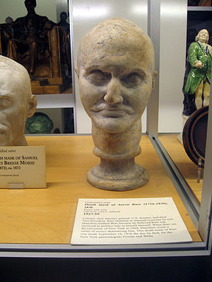 Death mask of Aaron Burr at the NY Historical ...