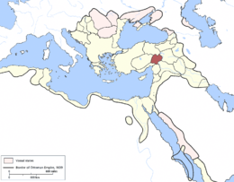 Eyalet di Dulkadir - Localizzazione