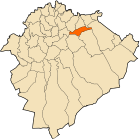 Localisation de Aïn Dzarit