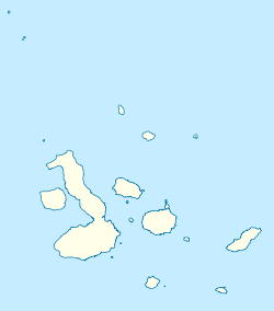 Mapa de localización ubicada en Islas Galápagos