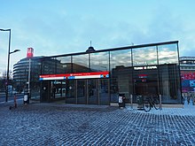 Entrance to the Hakaniemi station