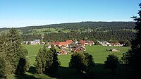 Le hameau d'Entre-les-Fourgs Jougne Doubs.