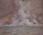 Explosion of Sakurajima (steam) by Kuroda Seiki (Kagoshima City Museum of Art).jpg