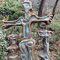 Figures in the garden of Yalta Hotel Complex