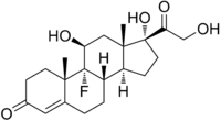 Struktur von Fludrocortison