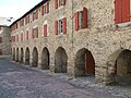 Arcades sur le côté ouest de la cour intérieure