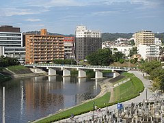 乙川にかかる吹矢橋