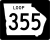 State Route 355 Loop marker