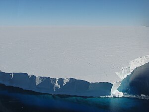 Der riesige Mertz-Gletscher