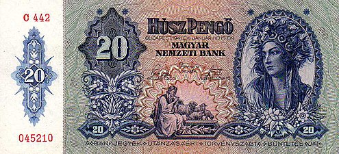 20-pengösedel från 1941