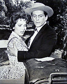 Jack Kelly and Julie Adams in 1960