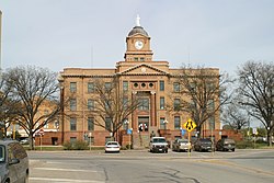 The Jones County Courthouse in Anson
