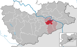 Kart over Königstein