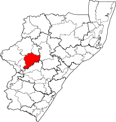Municipalità locale di Umtshezi – Mappa