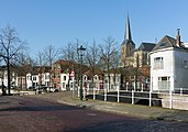 The Bovenkerk from the Prinsenstraat-Burgwal