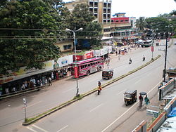 bird's eye view of kasaragod town