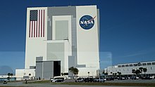 Closeup photo of the VAB Kennedy Space Center VAB.jpg