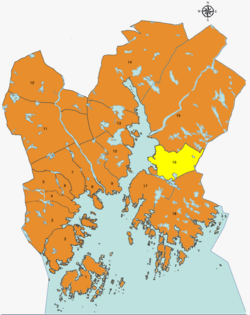 Location of District Hånes