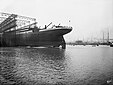 Botadura del Titanic en el río Lagan, Belfast. 31 de mayo de 1911.