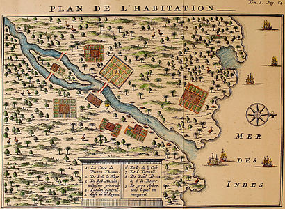 Els mapes de Rodrigues i el seu assentament de Leguat de 1708. Els solitaris de l'illa Rodrigues estan distribuïts pels mapes, molts per parelles