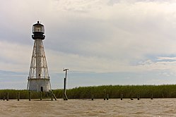 Lighthouse at Port Eads