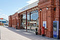 The station entrance