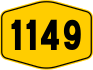 Federal Route 1149 shield}}