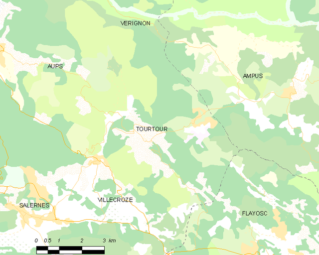 Poziția localității Tourtour