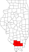 Map of IL Counties Covering the Metro Lakeland Communities