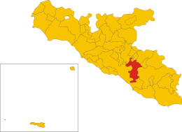 アグリジェント県におけるコムーネの領域