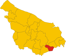 Localisation de San Donaci