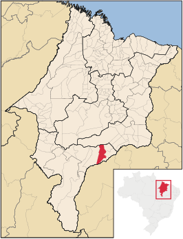 Kaart van São Félix de Balsas