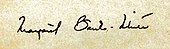 signature de Margaret Bourke-White