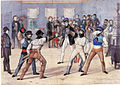 Mečevanje je bilo zelo popularen šport