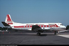 Vickers 745D авиакомпании Capital Airlines