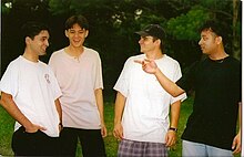 The band as pictured in May 1997.