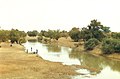 Der Nakambe in der Nähe von Ouagadougou in Burkina Faso. Er ist der Quellfluss des Weißen Volta, der Ghana durchfließt.
