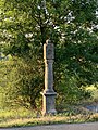 Sandsteinsäule mit Aufsatz