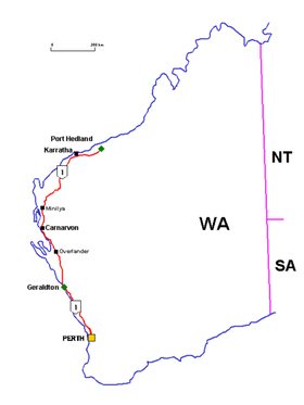 Image illustrative de l’article North West Coastal Highway