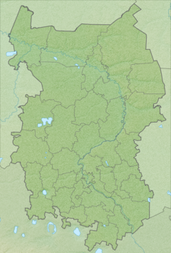 Mapa lokalizacyjna obwodu omskiego