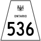 Highway 536 shield