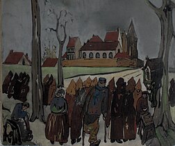 En route pour l’église (1935)