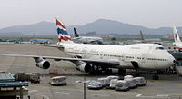 Un 747 Orient Thai Airlines à ICN.