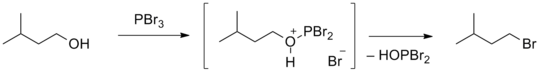 Галогенирование спиртов бромидом фосфора(III)