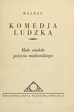 Okładka lub karta tytułowa