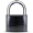 Black padlock