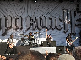 Papa Roach in 2010