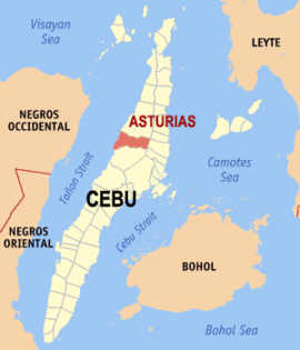 Asturias na Cebu Coordenadas : 10°34'4.33"N, 123°43'1.90"E